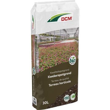 Kwekerspotgrond | DCM | 30 liter (Universeel, Bio-label), Verzenden