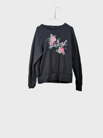 Diesel Sweatshirts Dames maat M Zwart Vintage, Ophalen of Verzenden, Nieuw