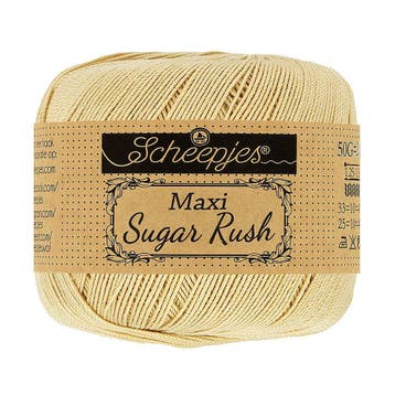 Scheepjes Maxi Sugar Rush - 404 english tea - Katoen Garen, Hobby en Vrije tijd, Breien en Haken, Ophalen of Verzenden, Nieuw