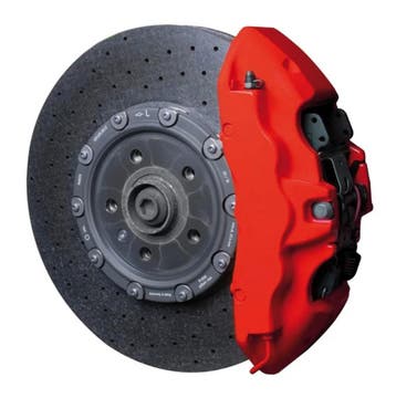 Foliatec Remklauwlakset – racing rosso mat – 3 Componenten, Verzenden