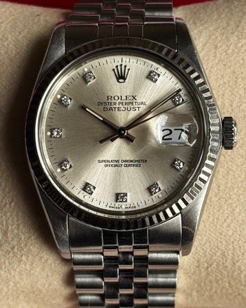 Rolex - Datejust – Silver Factory Diamond Dial – Cal. 3035 -, Nieuw