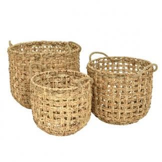 Opbergmand | Decoris | Ø 40 centimeter | 3 stuks, Huis en Inrichting, Woonaccessoires | Overige, Nieuw, Verzenden