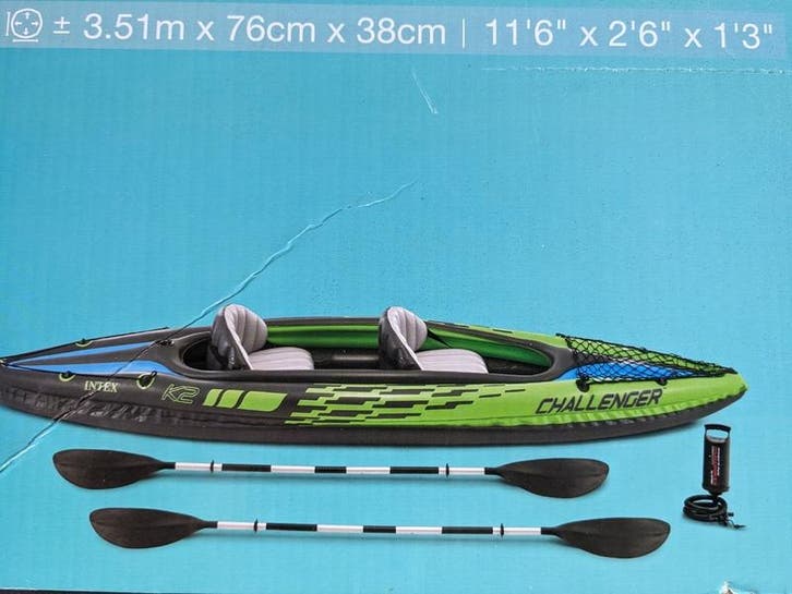 Kano, Intex, Challenger K2, 2025, Watersport en Boten, Kano's