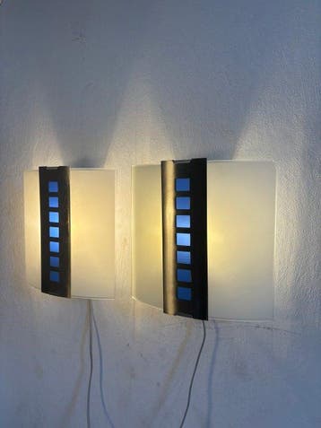 Massive - Wandlamp (2) - 80813/13 - Metaal, Glas, Antiek en Kunst