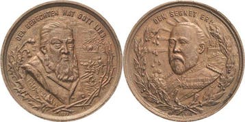 Brons medaille 1899 Suedafrika Viktoria 1837-1901, Postzegels en Munten, Verzenden