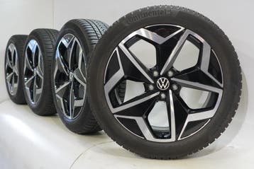Volkswagen ID3 Andoya 19 inch velgen Continental Winterbande, Auto-onderdelen, Banden en Velgen, 19 inch, Gebruikt, Velg(en), Winterbanden