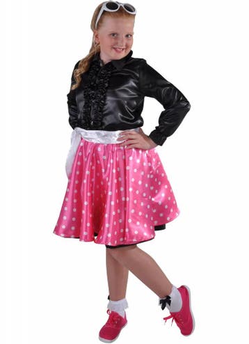 Rock en Roll rokje Grease kind pink elite, Ophalen of Verzenden, Nieuw
