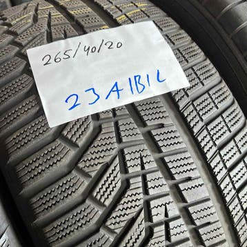 2 x Hankook Winter i*cept 265-40-20 Winterbanden 7mm, Gebruikt, 265 mm, Band(en), Personenwagen
