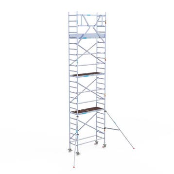 Rolsteiger Original 75x190 8,2m werkhoogte tegen de gevel, Verzenden, Nieuw, Rolsteiger of Kamersteiger, 5 meter of hoger