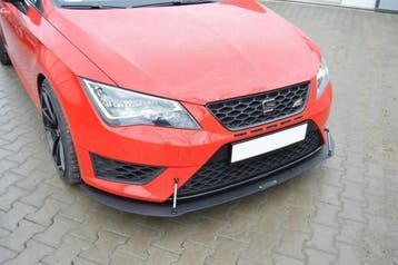 Maxton Front Racing Splitter Seat Leon III CUPRA / FR, Verzenden