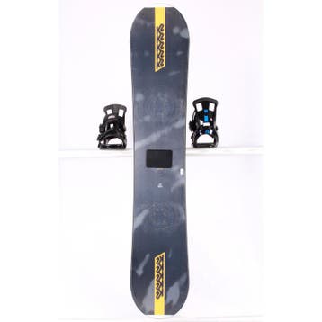 157 161 165 snowboard K2 EST. 87 WIDE, p-tex topsheet, Black, Sport en Fitness, Verzenden, Gebruikt