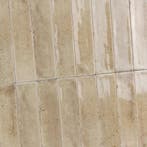 Wandtegels Patagonia Beige 6,5x26 cm langwerpige handvorm te, Verzenden, Nieuw