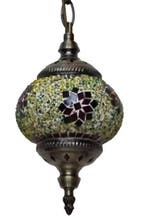 Turkse Marokkaanse Mozaïek Hanglamp – Glazen Bol Design, Verzenden, Nieuw