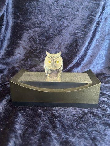 Swarovski - Beeldje - Swarovski uil - Kristal