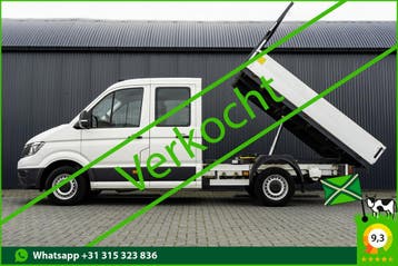 Volkswagen Crafter 35 2.0 TDI | Kipper | DC | 6-Zits | Cruis, Gebruikt, Euro 6, Volkswagen, Wit