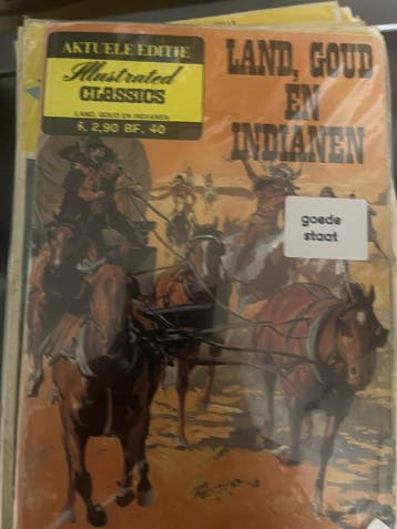 Land, goud en indianen, Verzenden, Nieuw