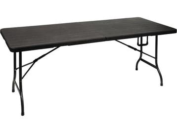 Perel Klaptafel - Inklapbaar - Weerbestendig - Houtlook, Verzenden, Nieuw