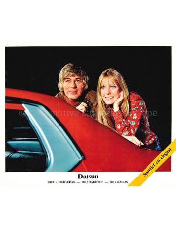 1972 DATSUN 160B | 180B BROCHURE NEDERLANDS, Nieuw, Nissan, Author