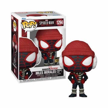 Funko Pop  Spiderman  Miles Morales  Suit 1294 Hot Topic, Verzenden, Nieuw