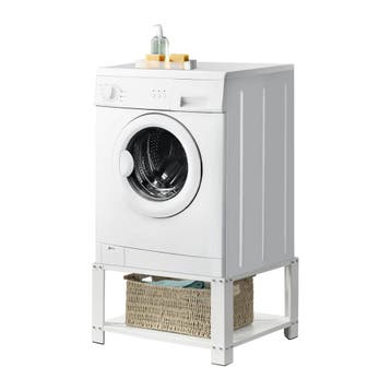 Wasmachine sokkel verhoger met legplank 63x54x31 tot 150 kg, Verzenden, Nieuw