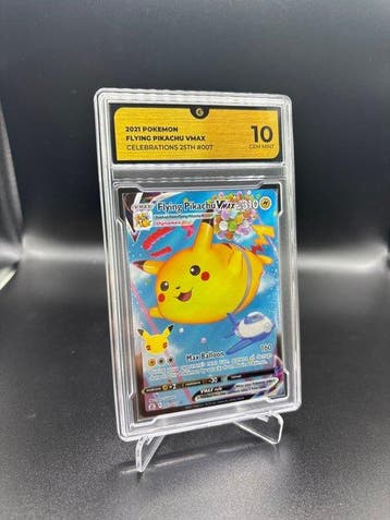 Pokémon Graded card - Flying Pikachu VMAX #007 Celebrations, Nieuw