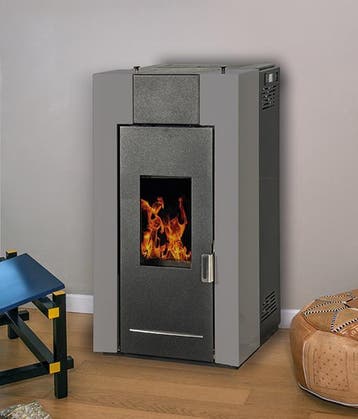 Cv pelletkachel Micra 17 kW zelfreinigend verwarmt huis, Nieuw, Ophalen of Verzenden, Pelletkachel, Vrijstaand
