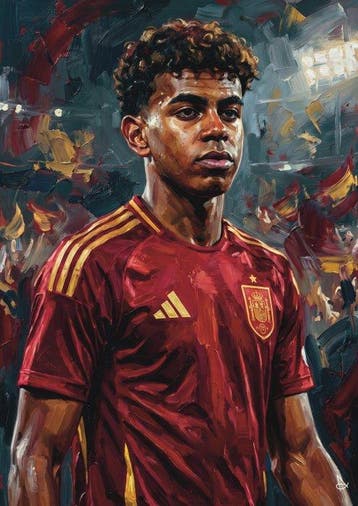 ANDSAL - Lamine Yamal Spain World Cup Legend of Soccer, Nieuw