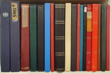 Wereld - Collectie in 18 albums & stockboeken, Gestempeld