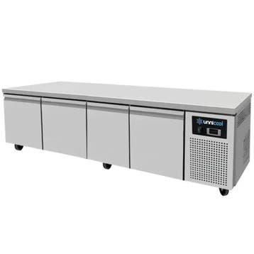 Unnicool Koelwerkbank | Laag Model | 4 Laden 1/1 GN | -2°C/+, Ophalen of Verzenden, Nieuw