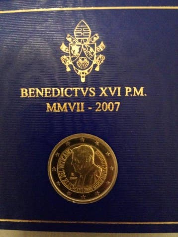 Vaticaan. 2 Euro 2007 Benedictus XVI (Zonder minimumprijs)