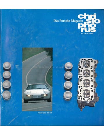 1989 PORSCHE CHRISTOPHORUS MAGAZINE 218 DUITS, Nieuw, Porsche, Author
