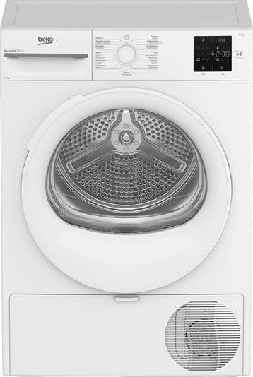 Beko BM3T38232CW wasdroger Vrijstaand Voorlader 8 kg489, Overige typen, Nieuw, Ophalen of Verzenden, Anti-kreukfase