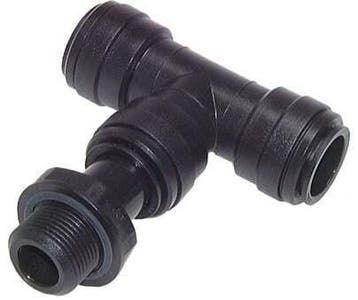 28mm x G3/4 inline T-stuk POM Insteekfitting Buitendraad, Verzenden, Nieuw