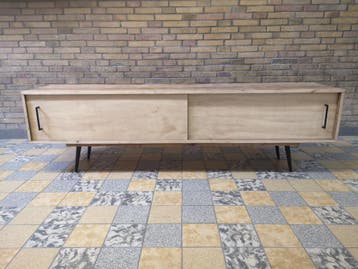TV meubel, dressoir, jaren 60 look,, 150 tot 200 cm, Zo goed als nieuw, Minder dan 100 cm, 25 tot 50 cm