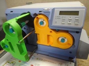 Matica 580i Retransfer Color Card Printer PVC ID - USB / LAN, Ophalen of Verzenden, Gebruikt, Datacard