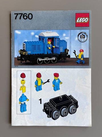 Lego Set - 7760 - Train - Diesellocomotief 7760, Nieuw
