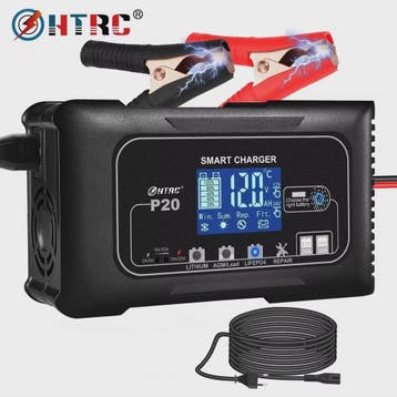 HTRC Slimme Acculader 12V/24V - Automatisch Laden & Reparati, Verzenden, Nieuw