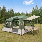 vidaXL Directe Tent Groen 8-persoons 185T Polyester met PU, Verzenden, Nieuw, Tot en met 2