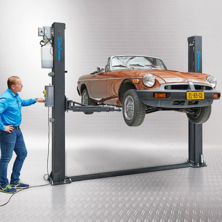 Datona 2 koloms hefbrug - 230V - Datona - Zwart, Auto diversen, Auto-accessoires, Nieuw, Ophalen of Verzenden