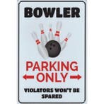 Wandbord -  Parking Only Bowler, Ophalen of Verzenden, Nieuw
