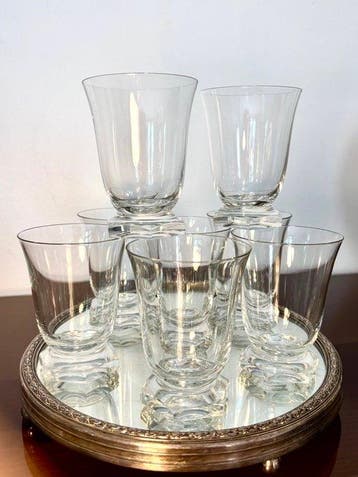 Drinkset (8) - Kristal