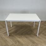 kantinetafel 125x75 cm, wit, Ophalen of Verzenden, Gebruikt, Bureau