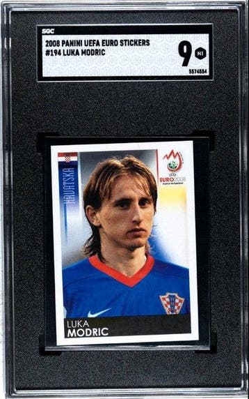 2008 Panini Panini UEFA Euro 2008 Luka Modric 194 Graded, Nieuw