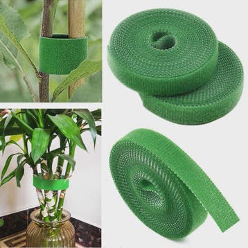 3 Rollen Groene Plantentape - Flexibele Nylon Plantenband vo, Verzenden, Nieuw
