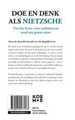Doe en denk als Nietzsche 9789021577173 Nathanaël Masselot, Boeken, Psychologie, Verzenden, Zo goed als nieuw, Nathanaël Masselot