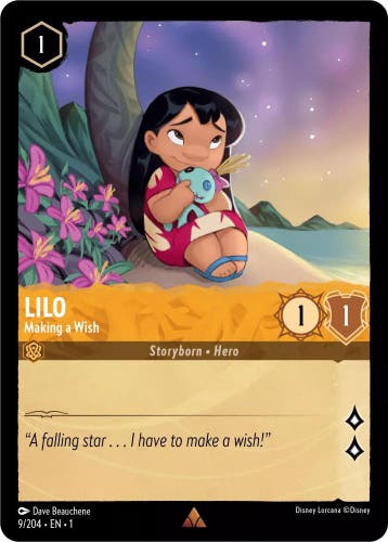 [9/204] - LILO - Making a Wish NON-FOIL [M/NM], Verzamelen, Disney, Ophalen of Verzenden, Nieuw