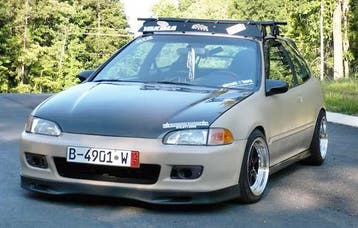 PU Design Voorlip Spoon Style Honda Civic, Honda, Voor, Nieuw, Ophalen of Verzenden