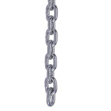 Metalen schakelketting - 5mm - DIN 5685A - Per meter, Ophalen of Verzenden, Nieuw, 250 mm of meer, Overige typen