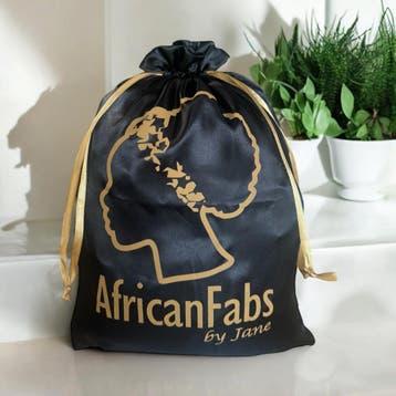AfricanFabs Groot Luxe Satijnen Tasje - Geschenktasje / Gift, Ophalen of Verzenden, Nieuw
