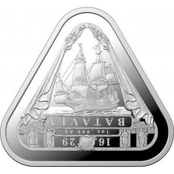 Triangular Batavia 1 oz 2019 (RAM) (20.000 oplage), Verzenden, Losse munt, Zilver